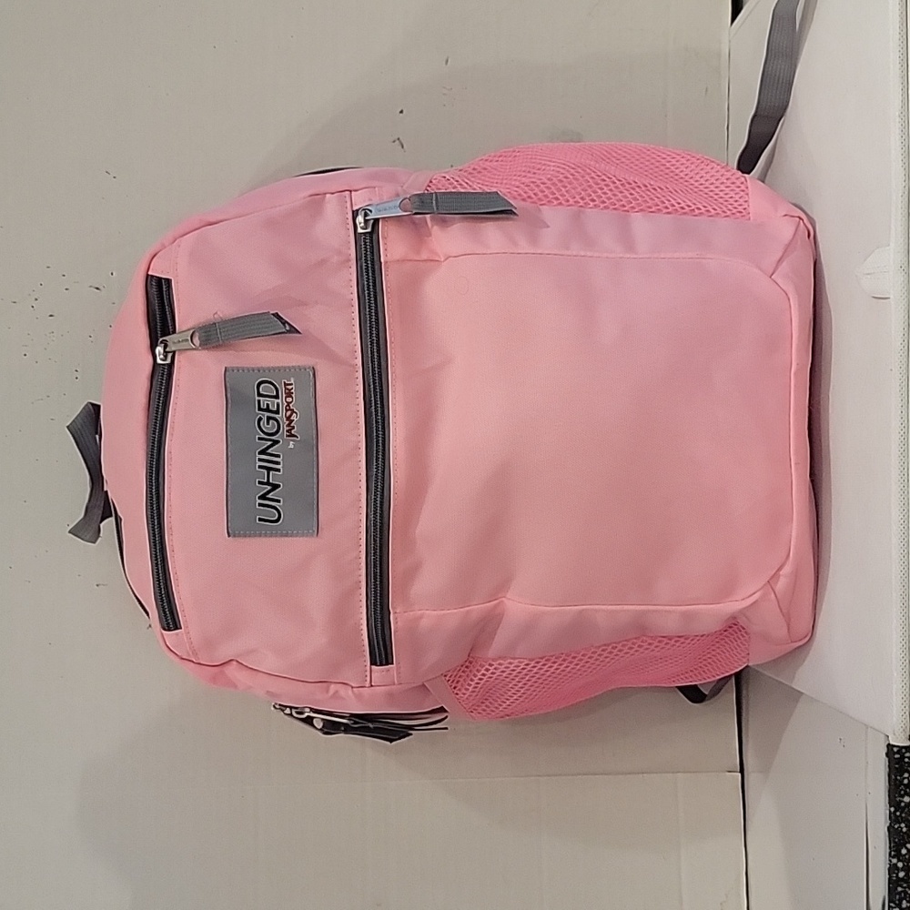 New - Jansport Unhinged Pink  Book Bag Backpack
